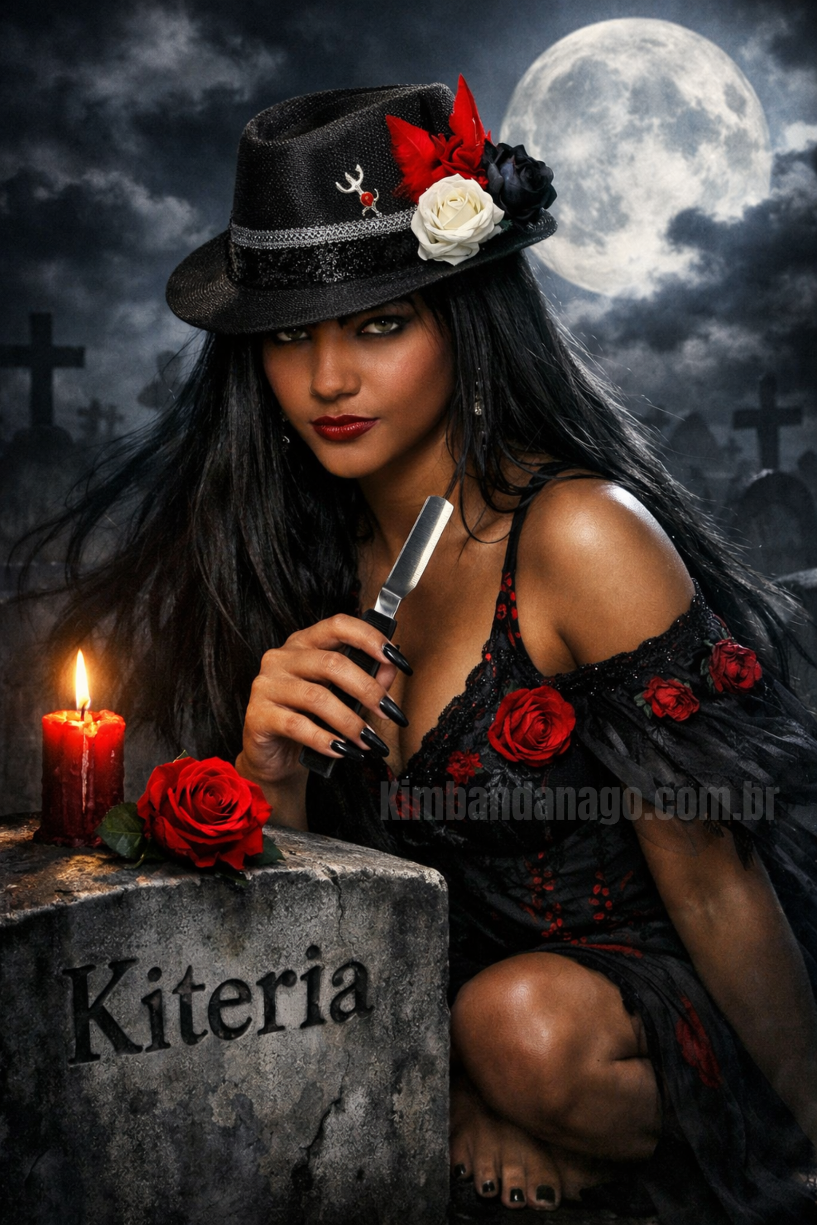 Trabalho Prático com Maria Quitéria para punir uma mulher que pensa em roubar o marido de outra