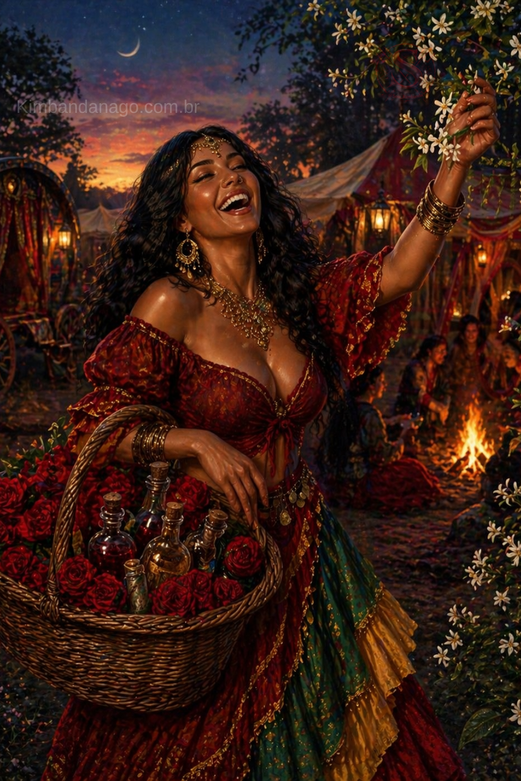 Banho da Pomba Gira Cigana para Atrair Amor e Magnetismo