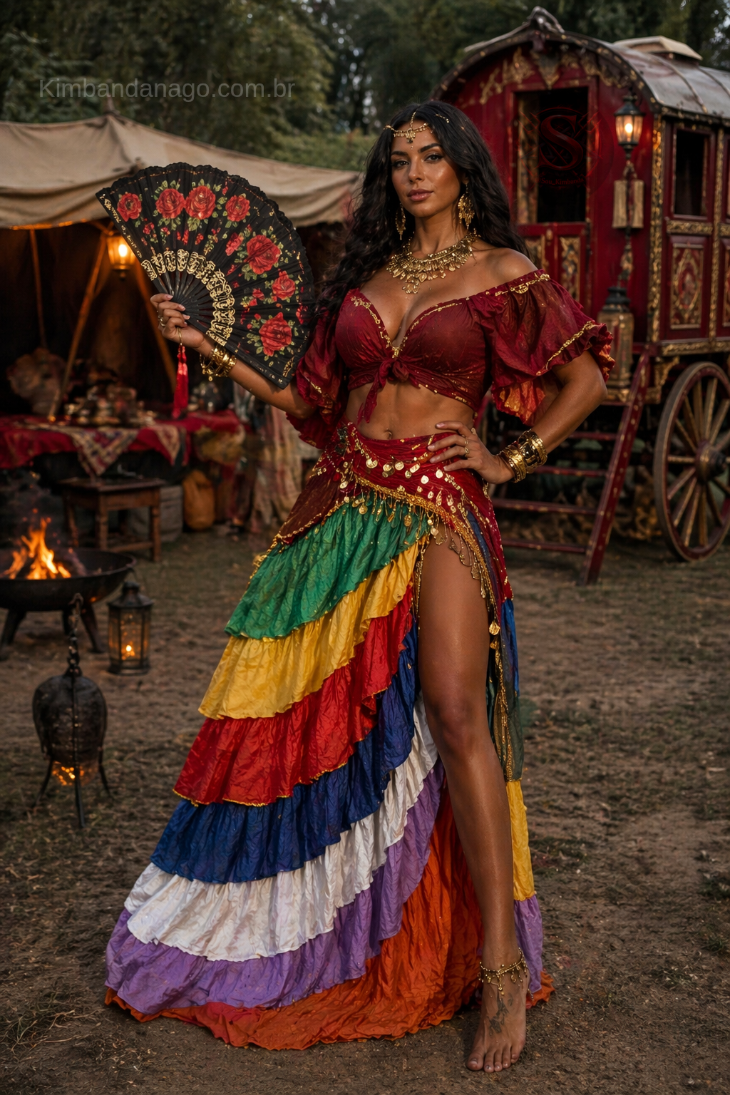 Banho da Pomba Gira Cigana para o progresso e fama